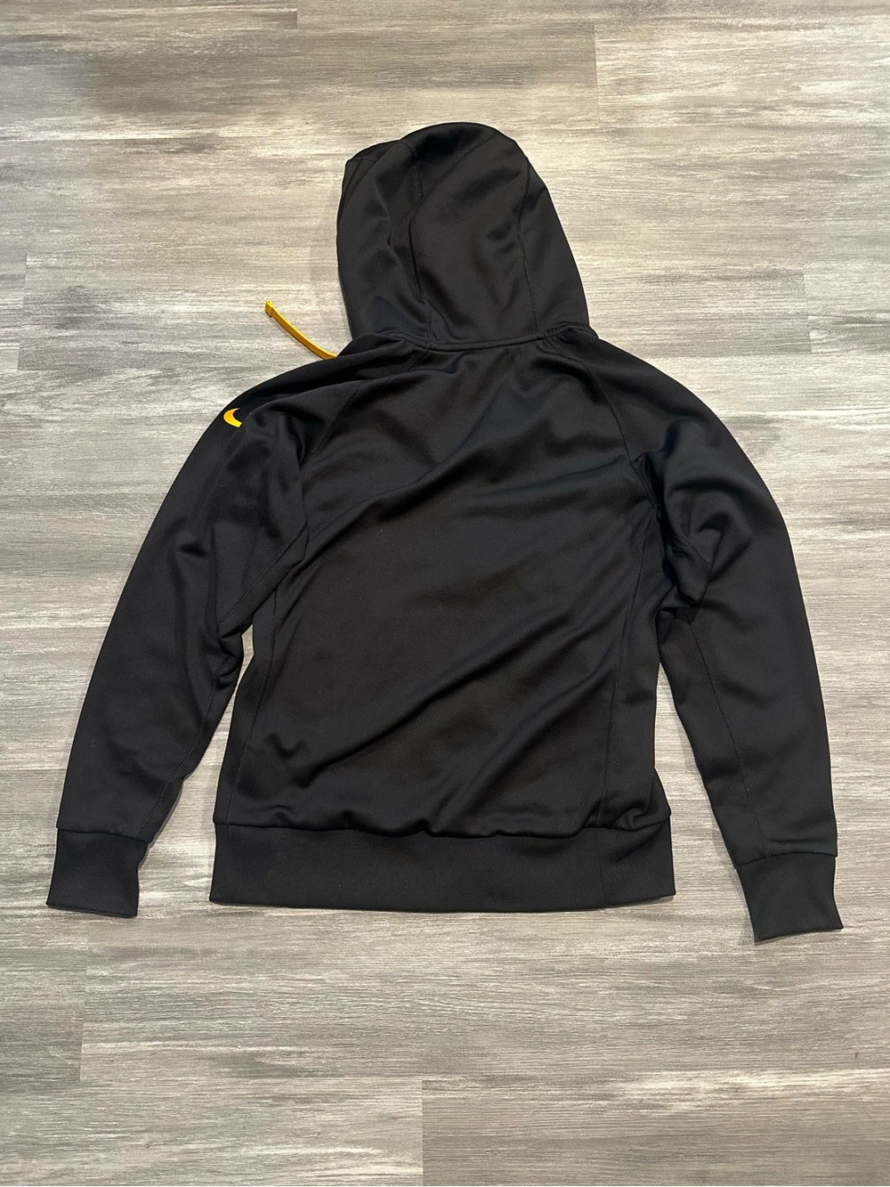 Nike Therma-Fit University of Iowa Hawkeyes Black Zip Up Hoodie Medium - Picture 5 of 8